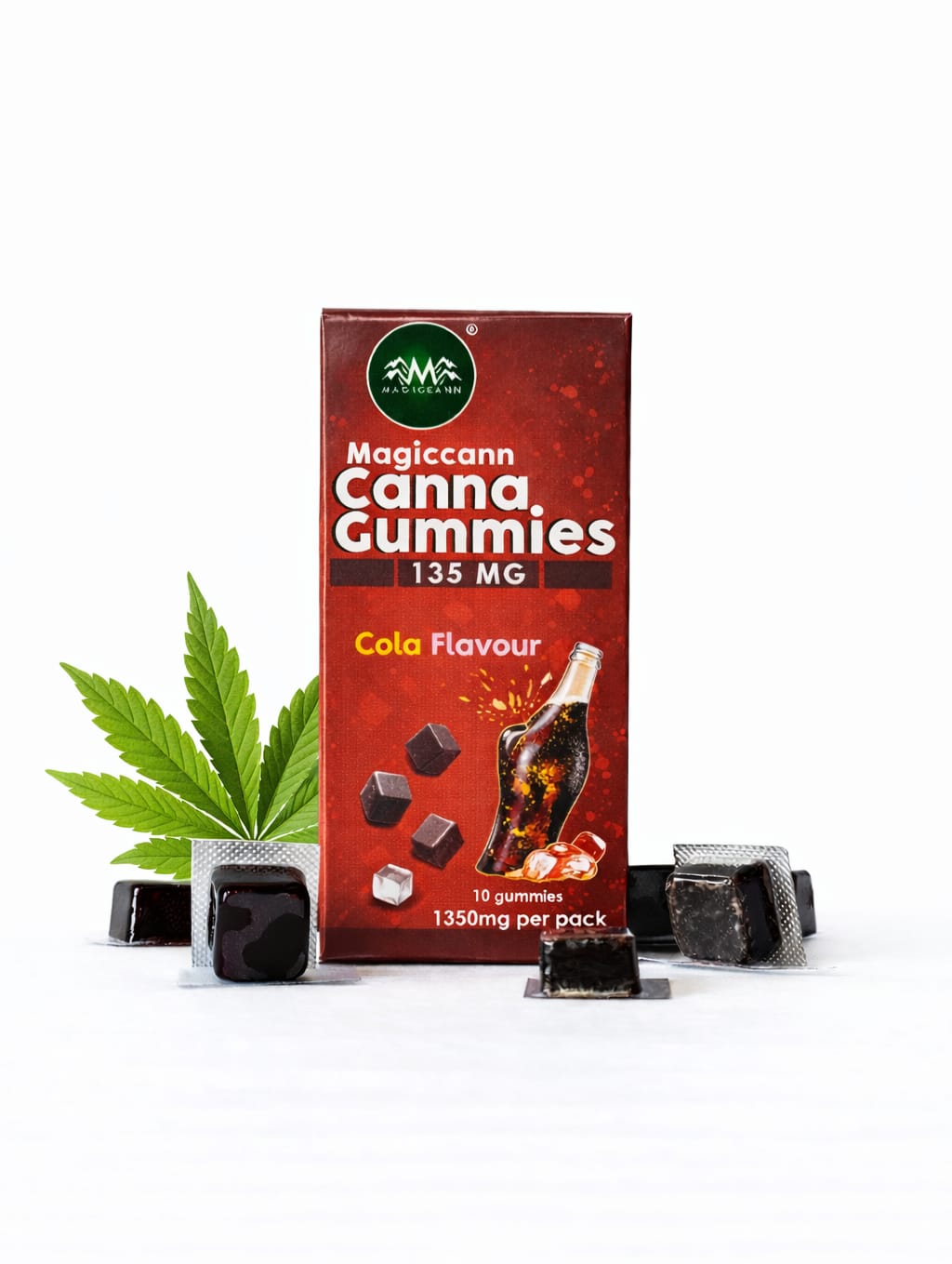 Magiccann Canna Gummies - Cannabis infused gummies- Extra Strong : 2700Mg (135mg Each Gummy)