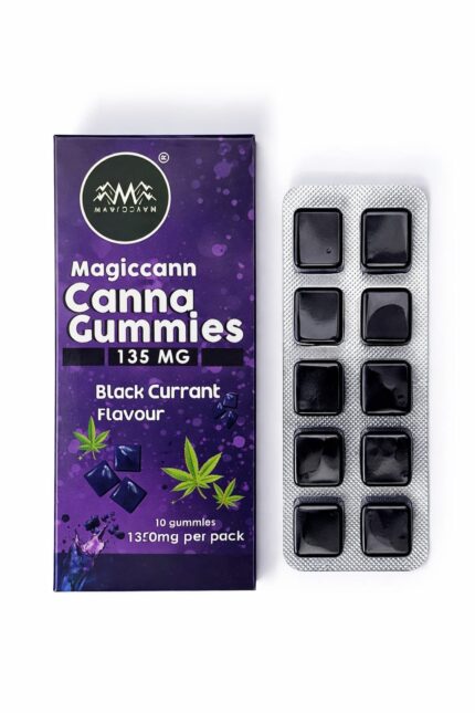Black currant Premium Cannabis infused gummies