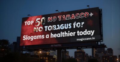 No Tobacco Slogans for a Healthier Future