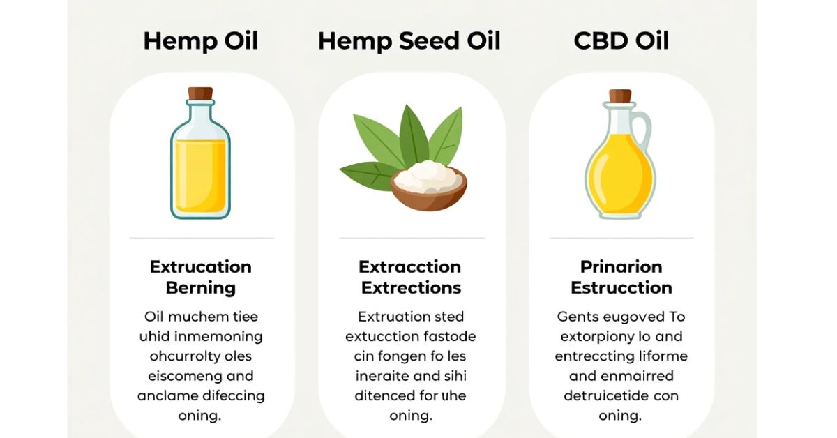 Hemp Oil vs. Hemp Seed Oil vs. CBD Oil