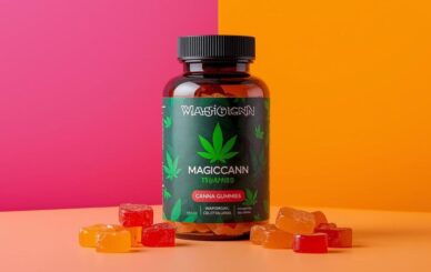 Magiccann Canna Gummies – Pina colada Premium Cannabis infused gummies