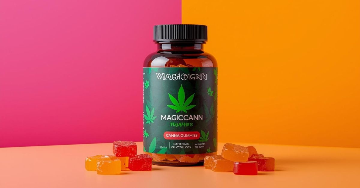 Magiccann Canna Gummies – Pina colada Premium Cannabis infused gummies